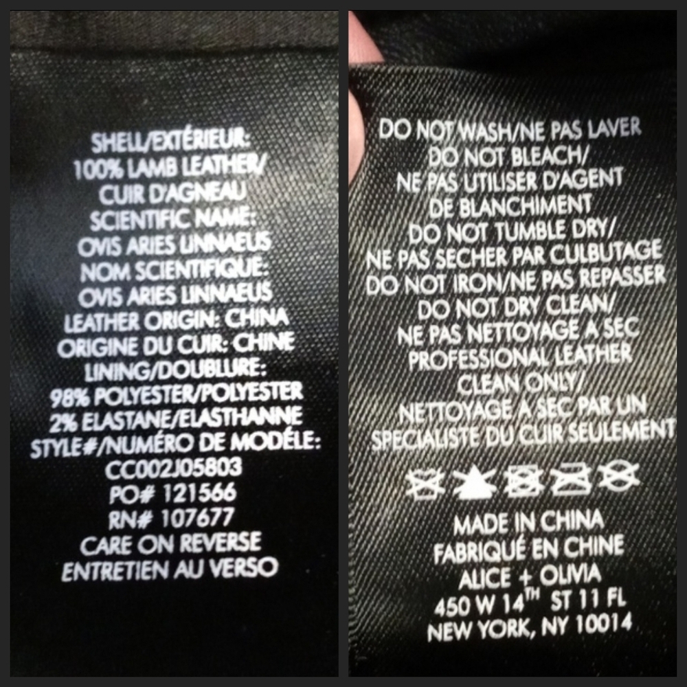 🆕️ 🖤Alice + Olivia🖤 - Black Lamb Leather Sleeveless Romper - Picture 12 of 16